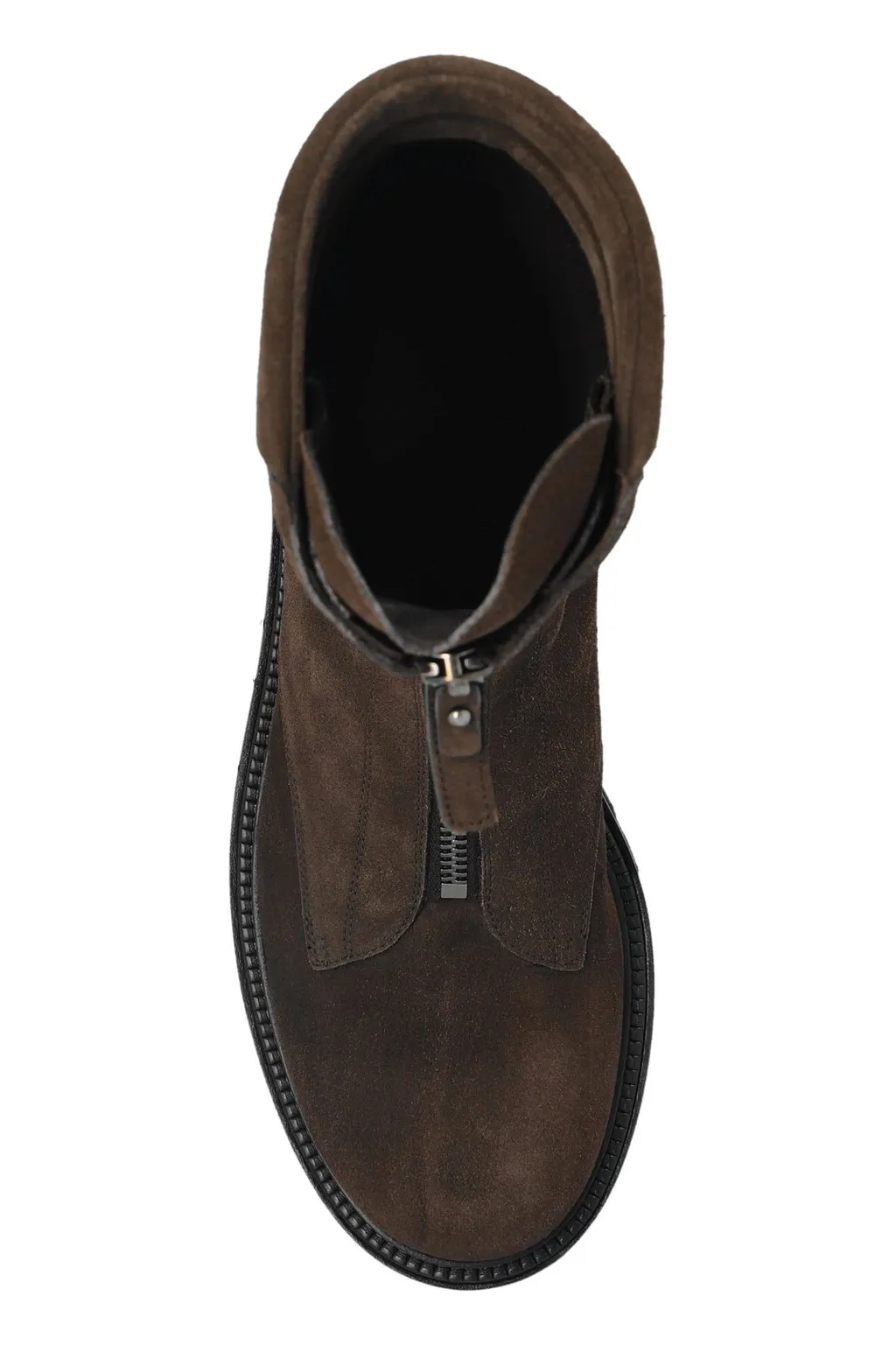 Giorgio Armani Front Zipped Boots