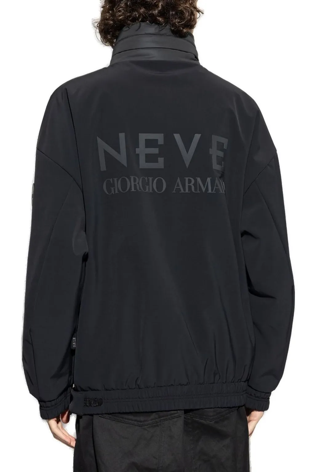 Giorgio Armani High Neck Half-Zip Windbreaker
