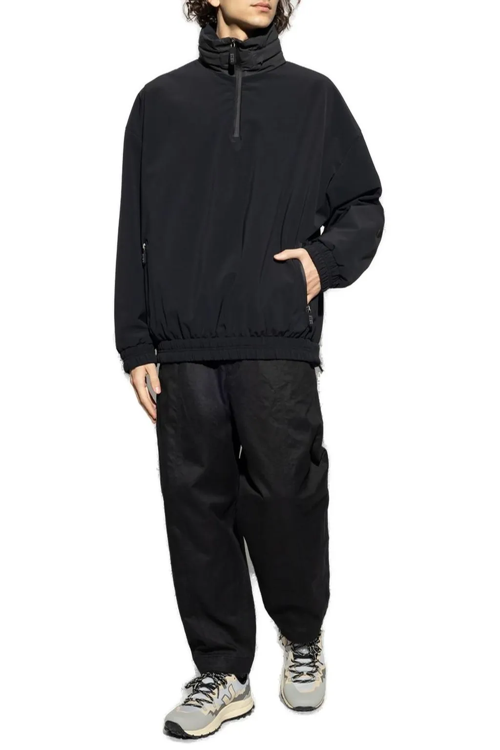 Giorgio Armani High Neck Half-Zip Windbreaker