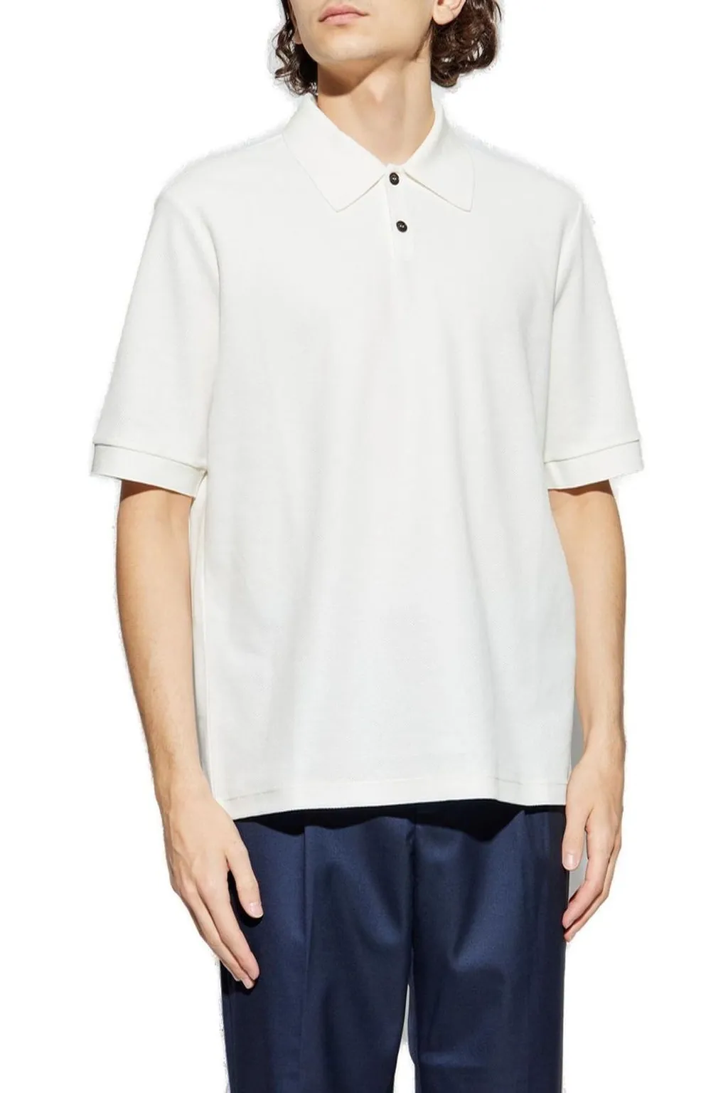 Giorgio Armani Regular Fit Short-Sleeved Polo Shirt