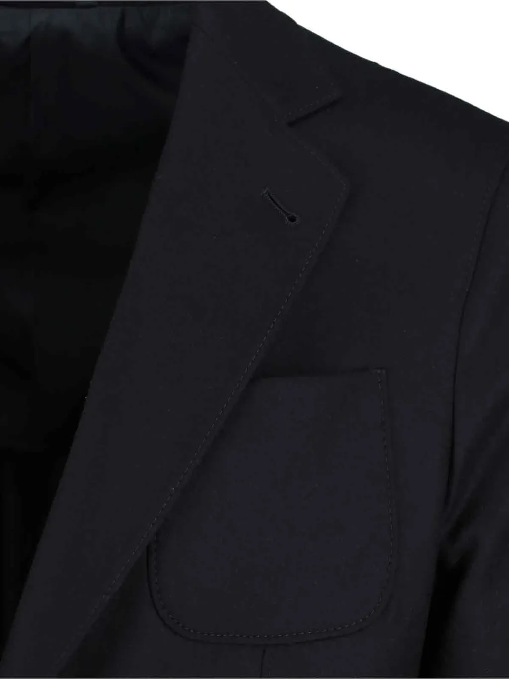 Giorgio Armani Single-Breasted Felted Blazer