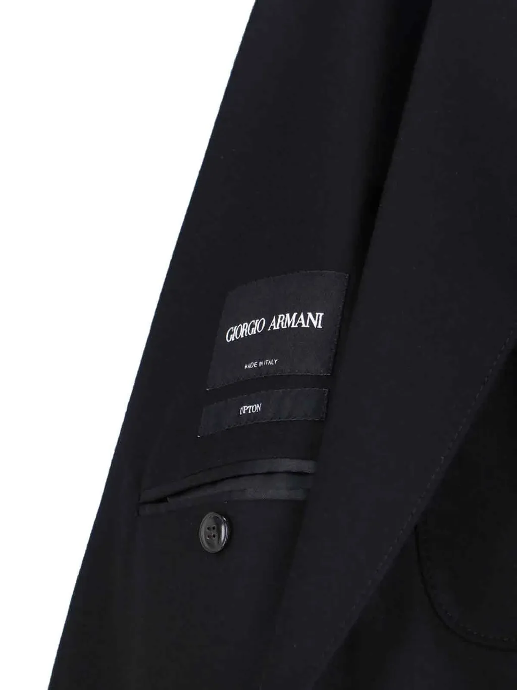 Giorgio Armani Single-Breasted Felted Blazer