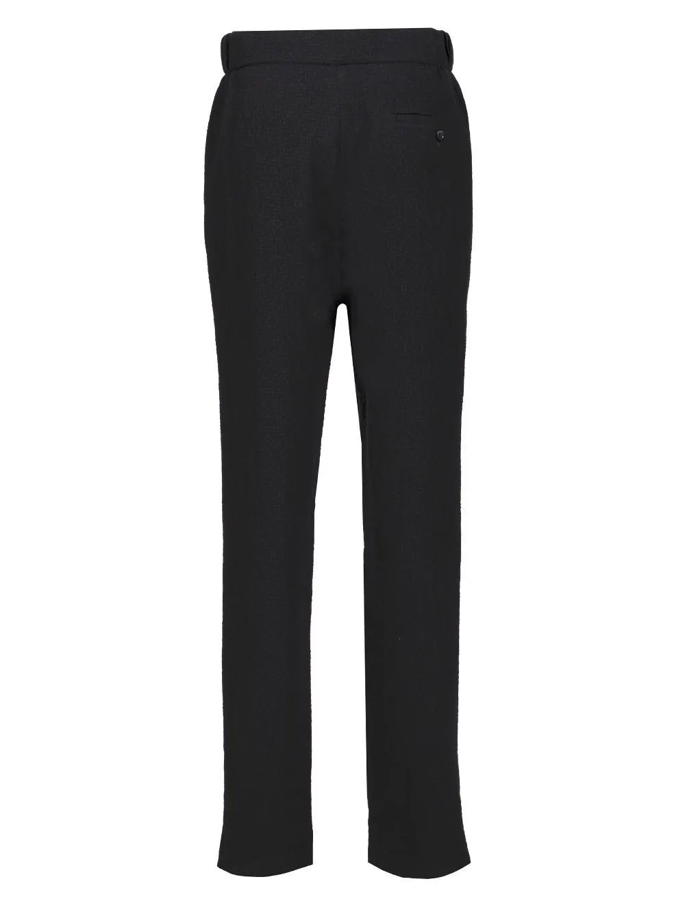 Giorgio Armani Pleat Detailed Textured Trousers