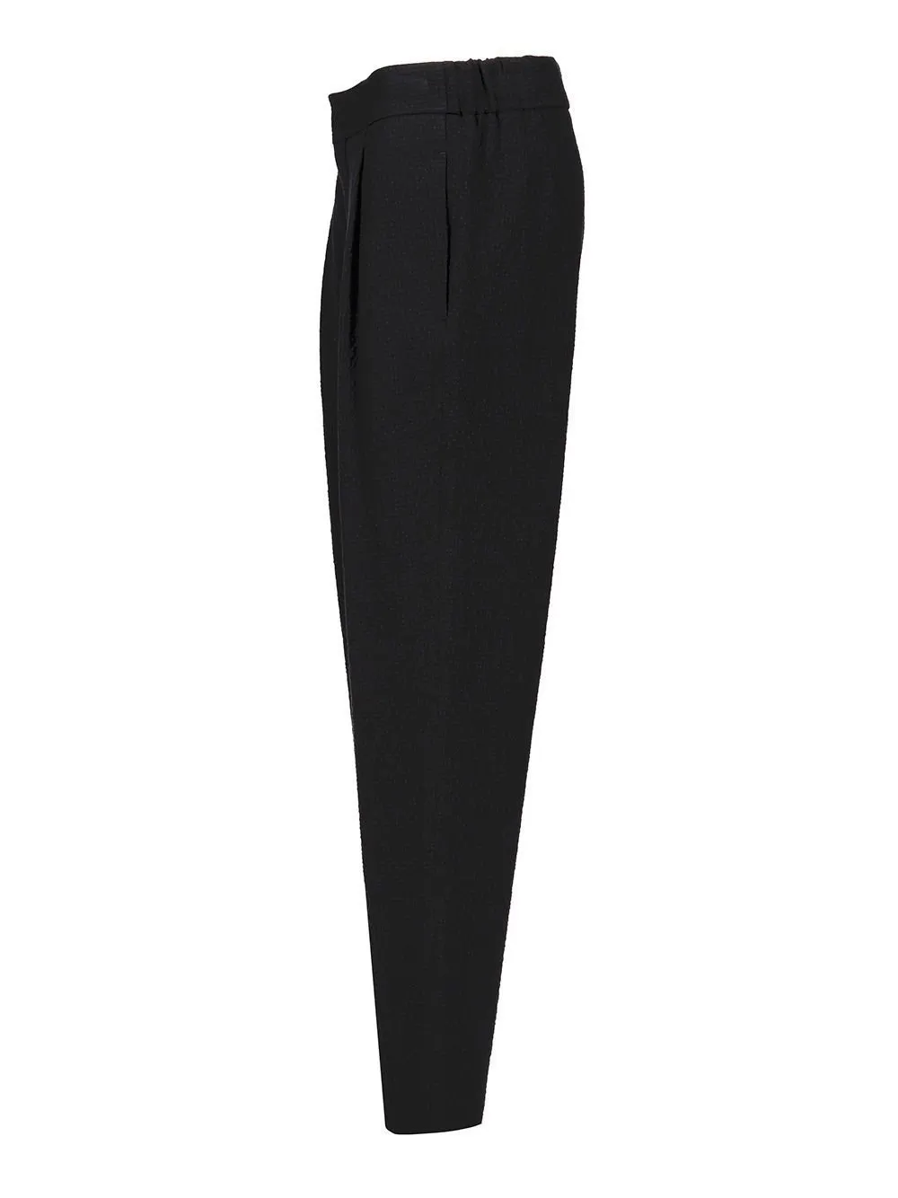 Giorgio Armani Pleat Detailed Textured Trousers