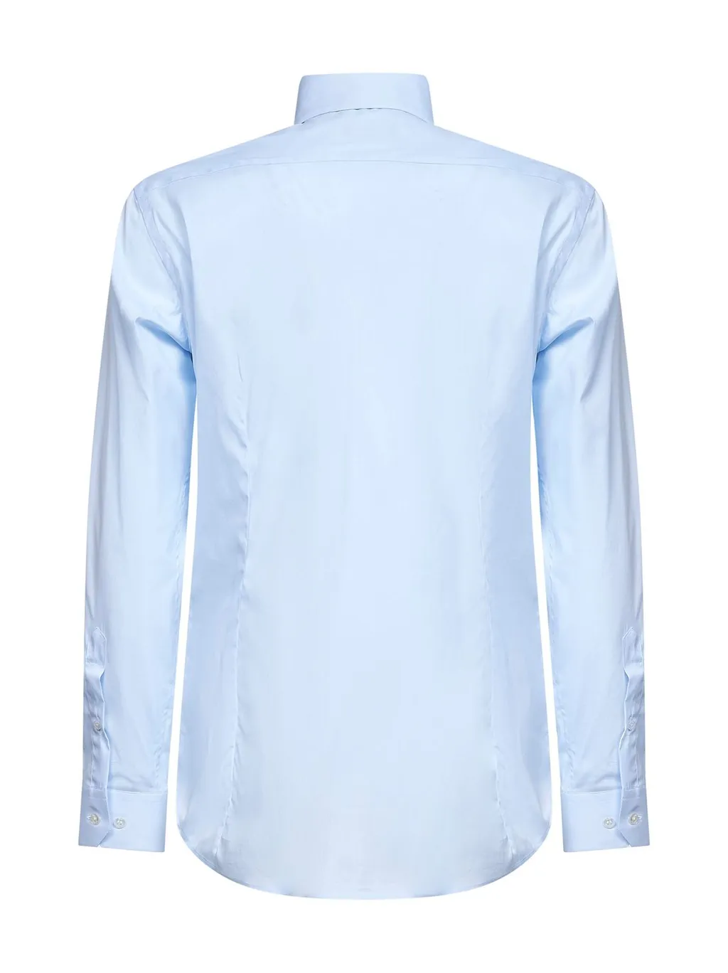 Giorgio Armani Curved Hem Buttoned Shirt
