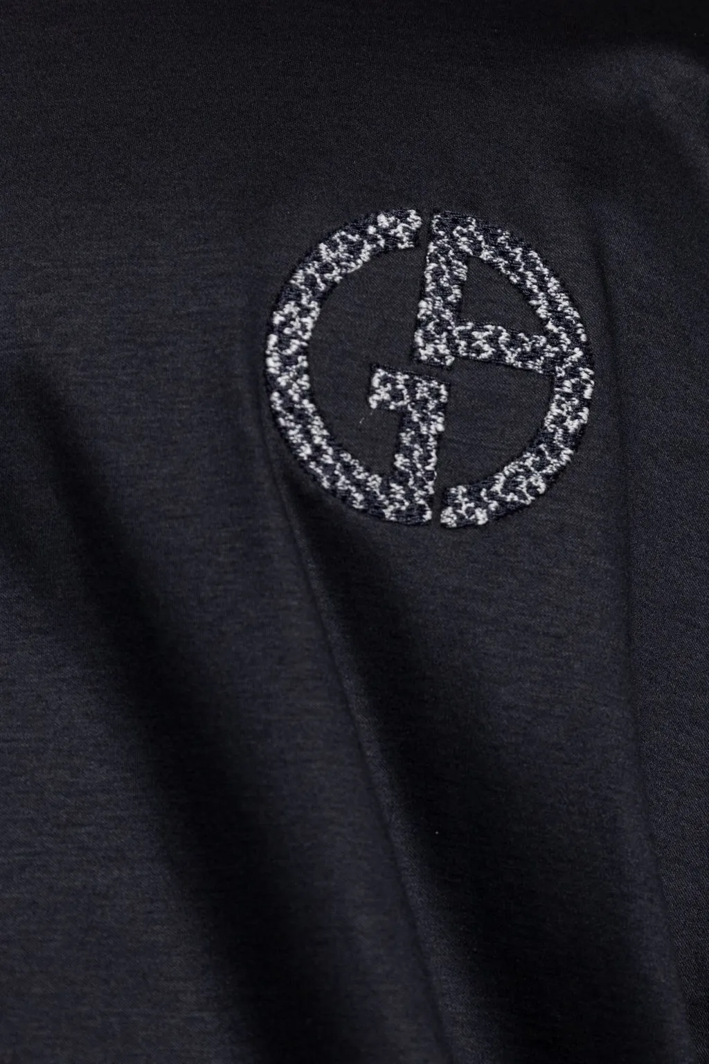 Giorgio Armani Logo-Embroidered Crewneck T-Shirt