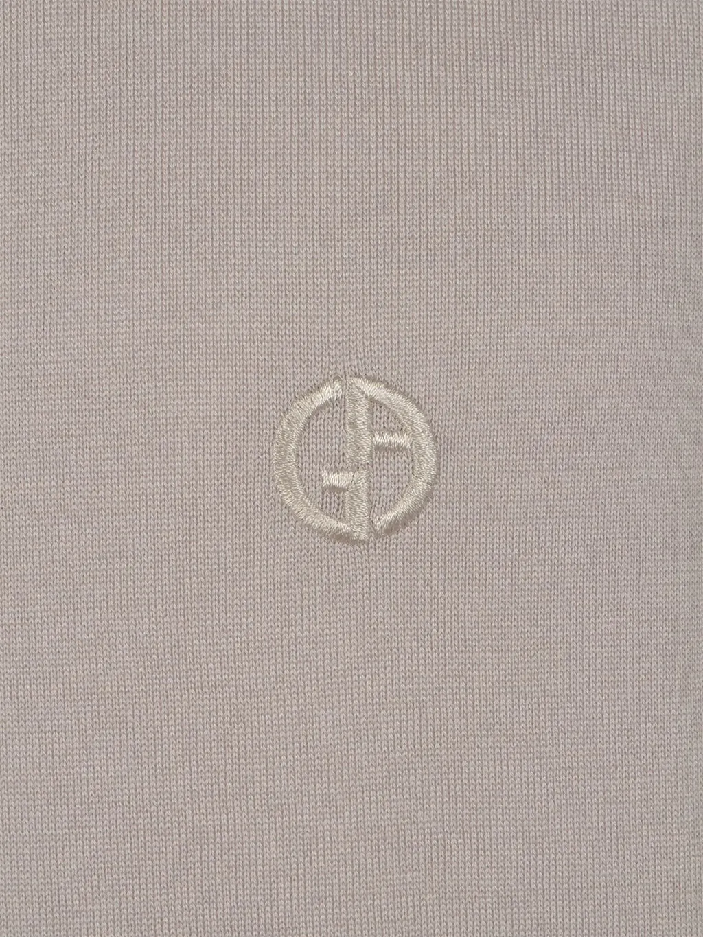 Giorgio Armani Logo-Embroidered Short-Sleeved Jumper
