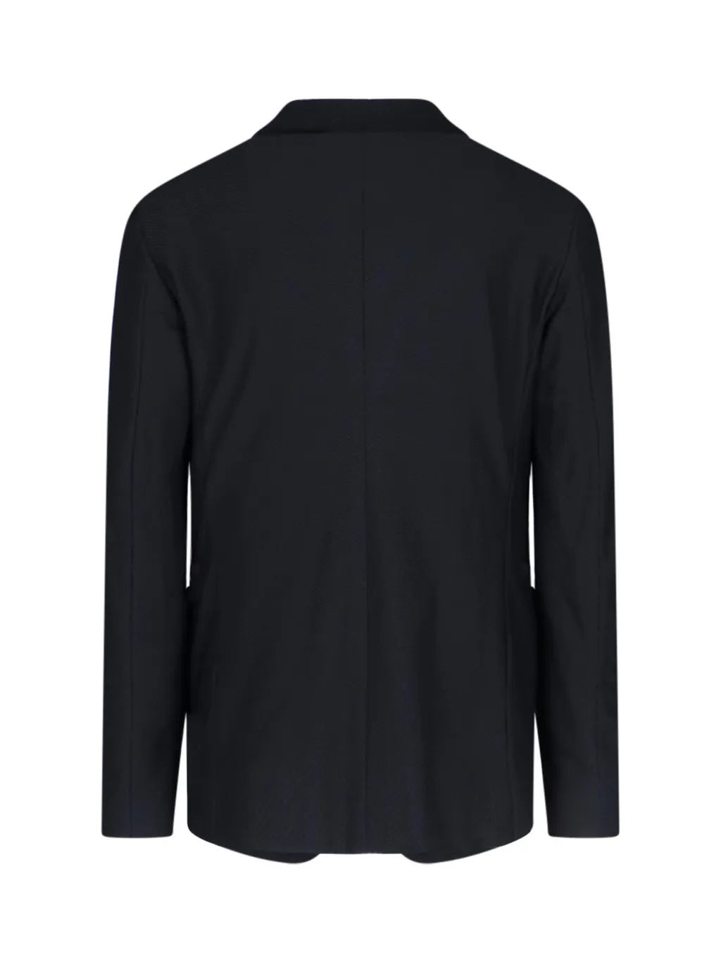 Giorgio Armani Single-Breasted Straight Hem Blazer