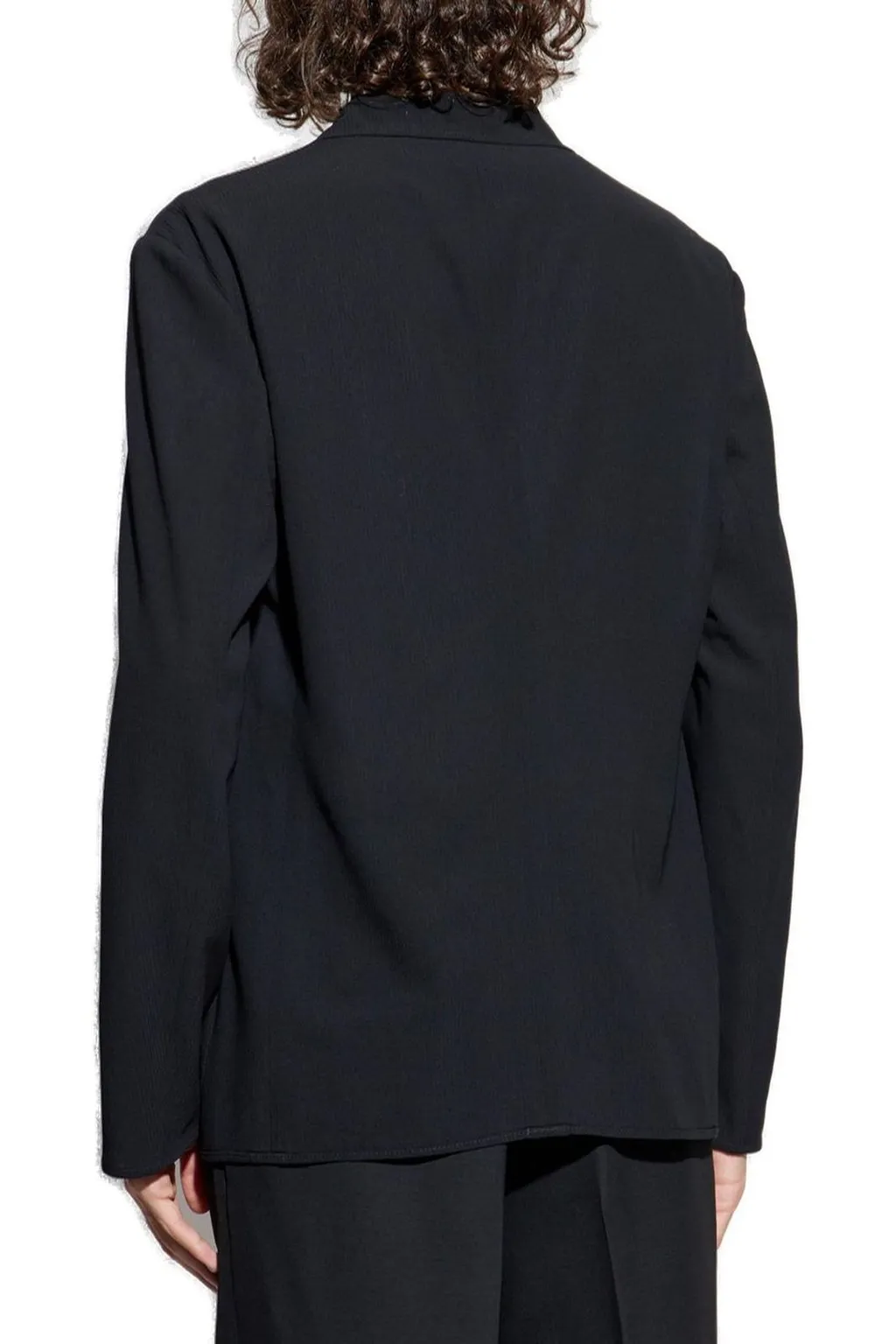 Giorgio Armani Single-Breasted Long-Sleeved Jacket