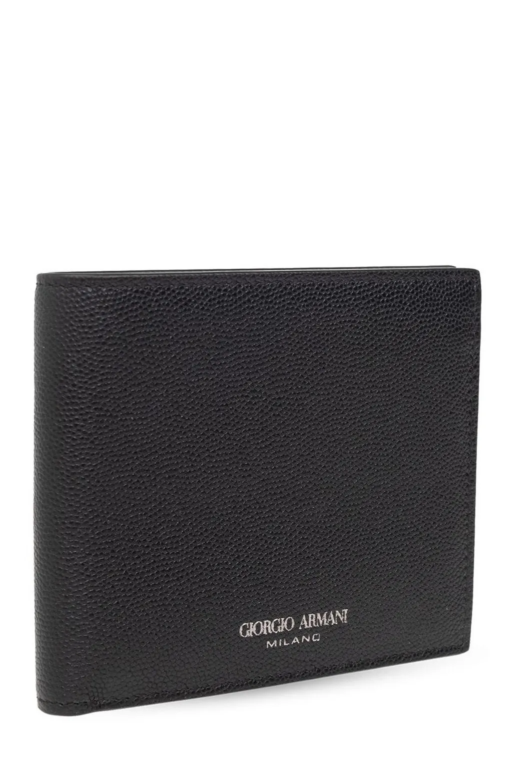 Giorgio Armani Logo Printed Bi-Fold Wallet