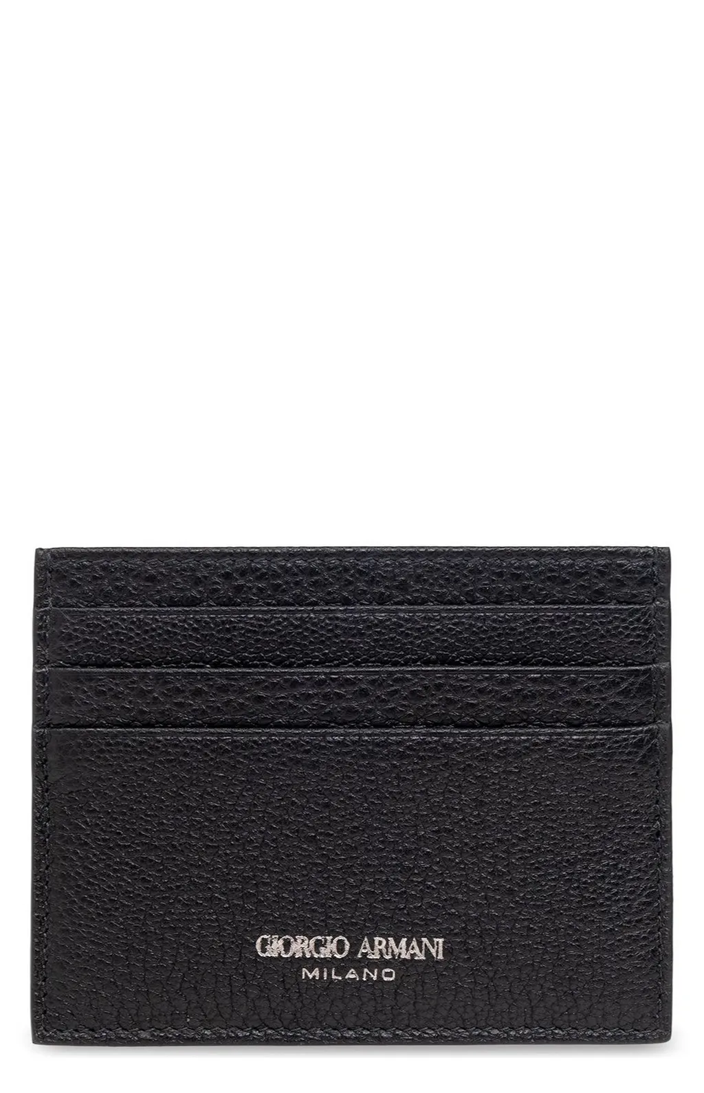 Giorgio Armani Logo Printed Card Holder
