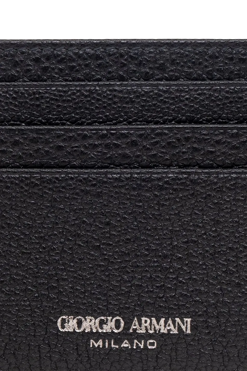 Giorgio Armani Logo Printed Card Holder