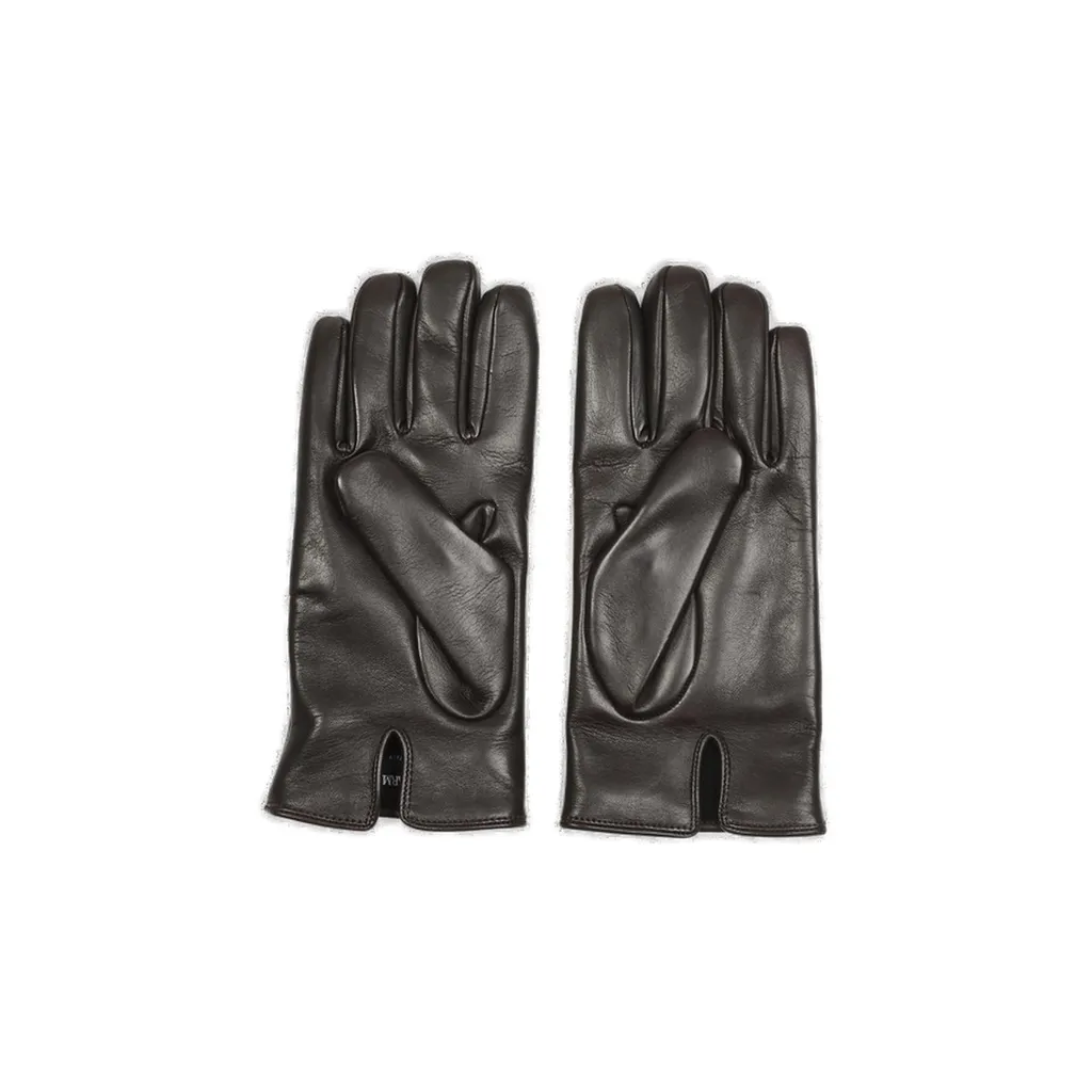Giorgio Armani Logo-Stamped Full Finger Gloves