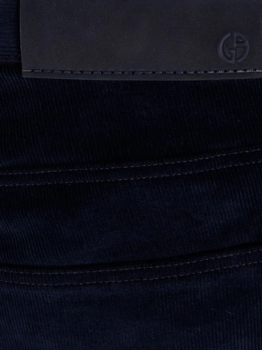 Giorgio Armani Logo Patch Corduroy Trousers