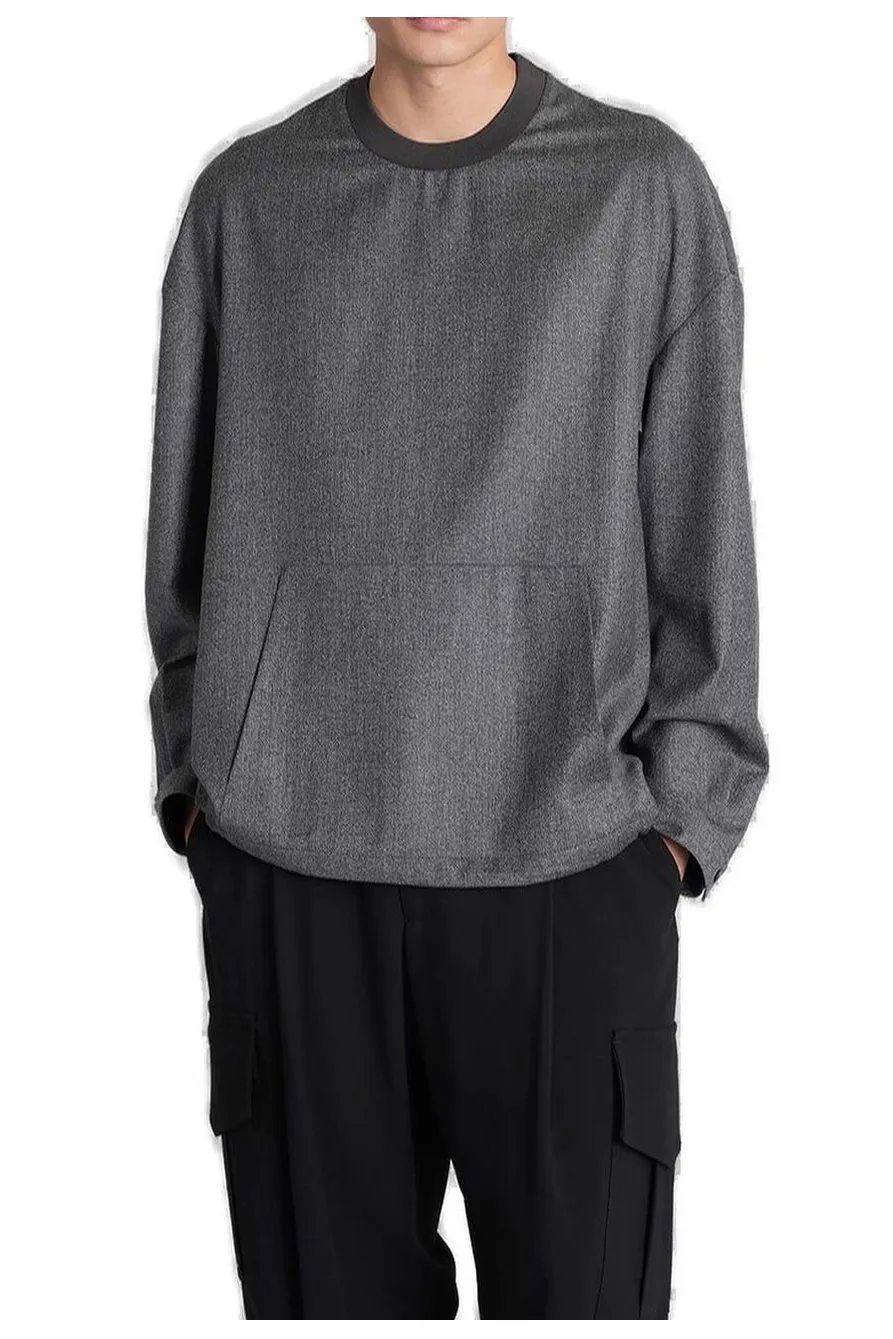 Giorgio Armani Long Sleeved Drawstring Hem Pullover