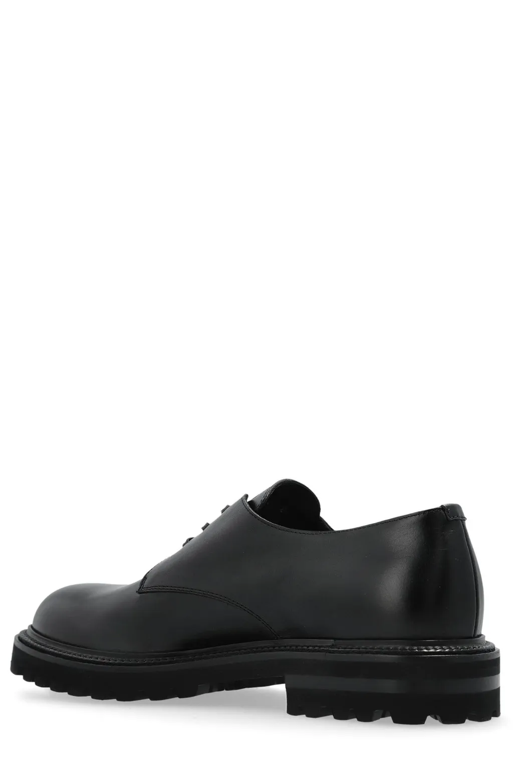 Giorgio Armani Logo Embossed Lace-Up Shoes