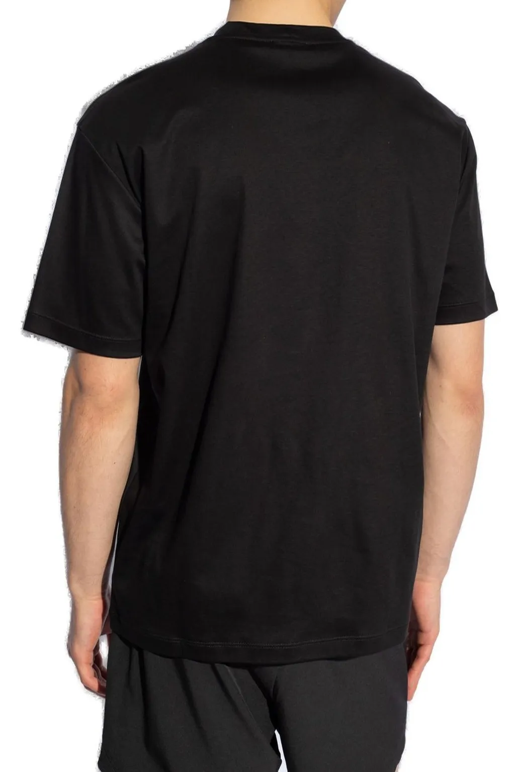 Giorgio Armani Logo Embroidered Crewneck T-Shirt