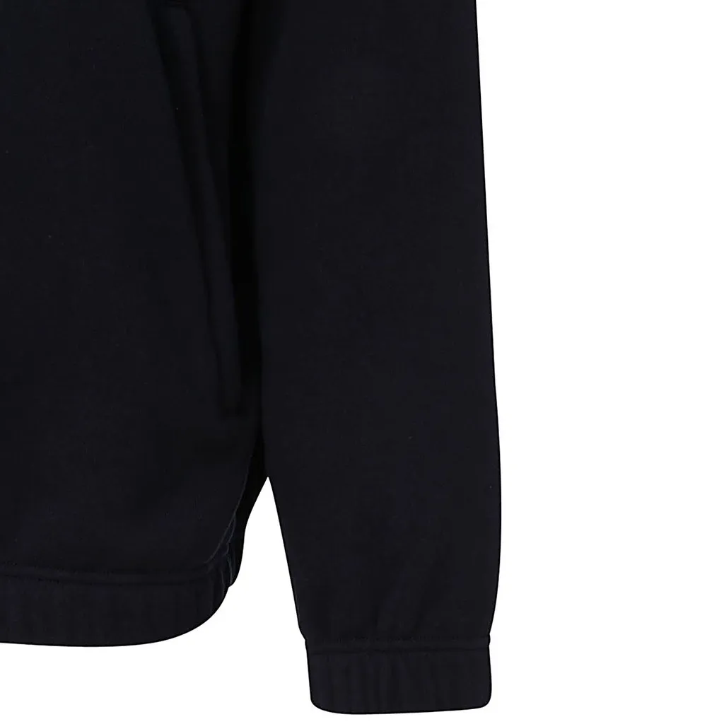 Giorgio Armani Logo Embroidered Drawstring Hoodie