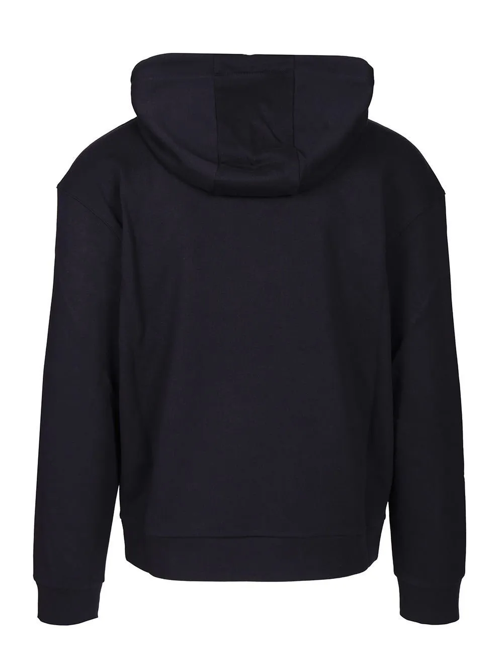 Giorgio Armani Logo Embroidered Drawstring Hoodie