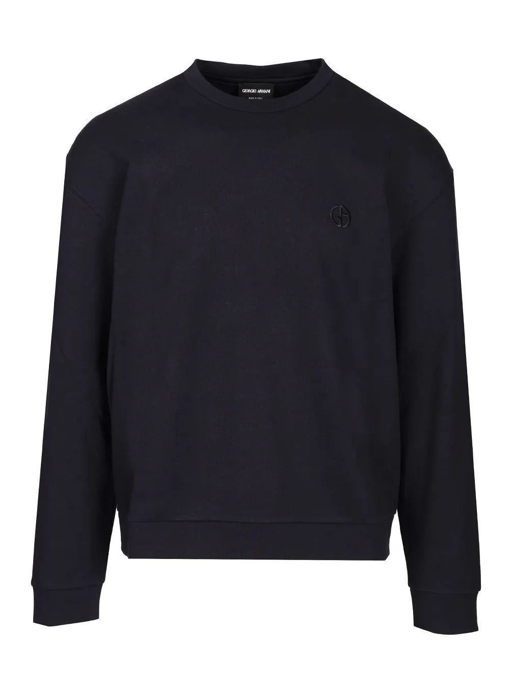Giorgio Armani Logo Embroidered Crewneck Sweatshirt