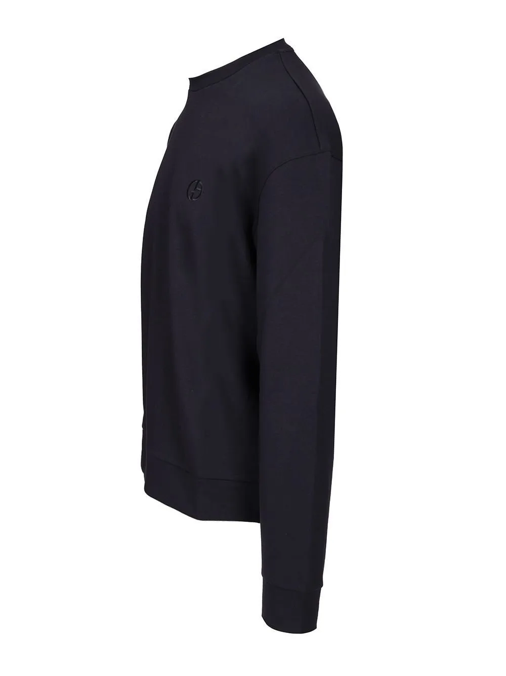 Giorgio Armani Logo Embroidered Crewneck Sweatshirt