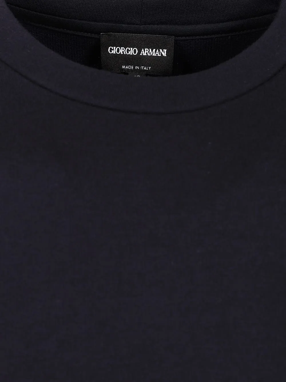 Giorgio Armani Logo Embroidered Crewneck Sweatshirt