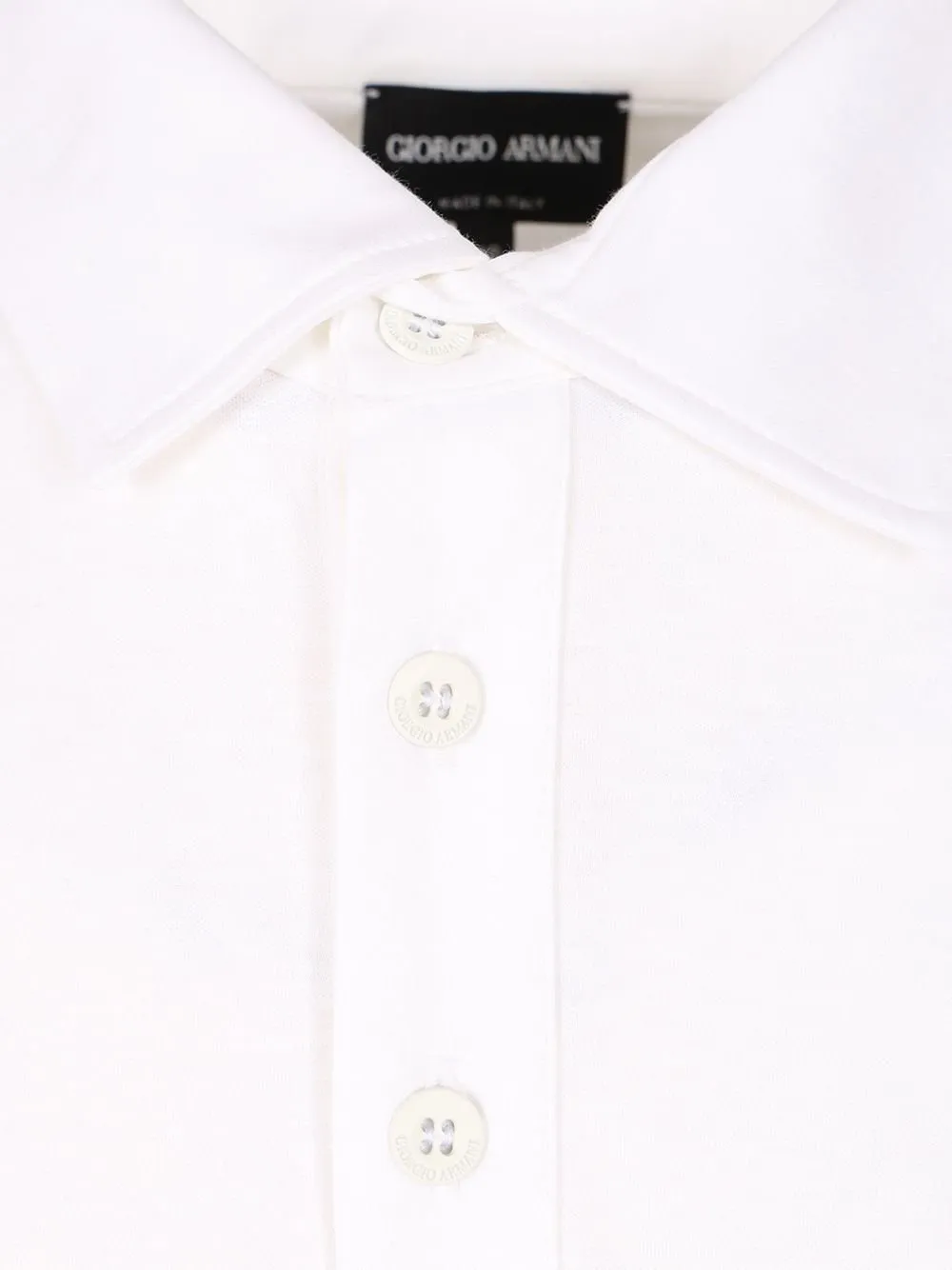 Giorgio Armani Logo Embroidered Short-Sleeved Polo Shirt