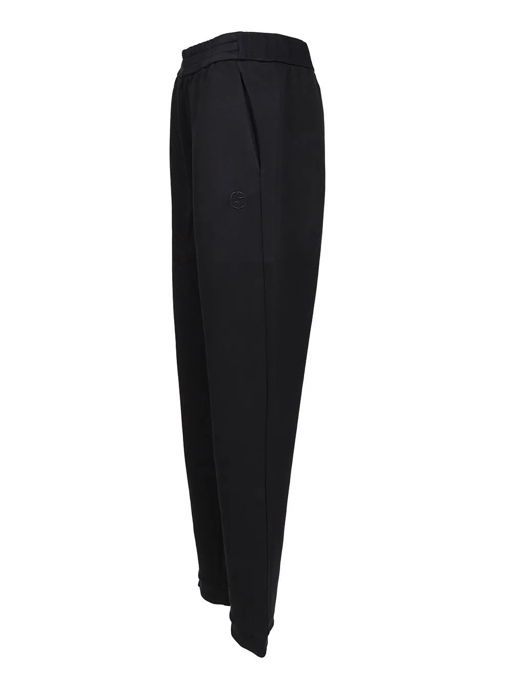 Giorgio Armani Elastic Waistband Straight Leg Trousers