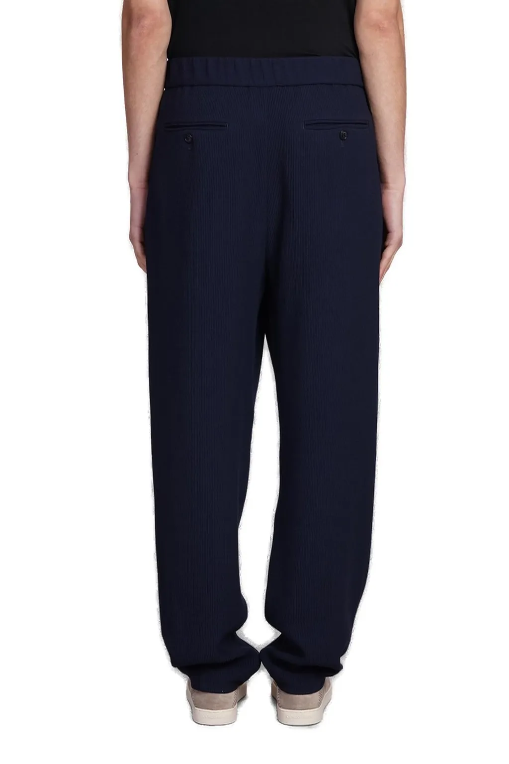 Giorgio Armani Pleated Detail Corduroy Trousers
