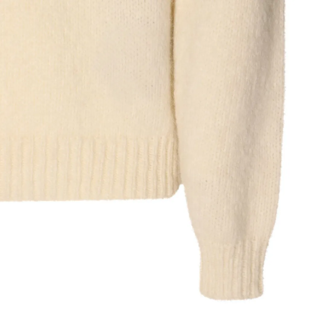 Giorgio Armani Logo Embroidered Crewneck Jumper