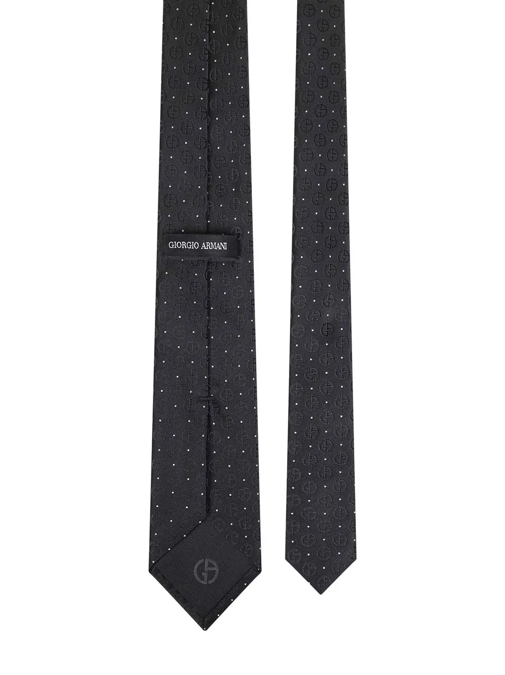 Giorgio Armani Jacquard Pointed Tip Tie