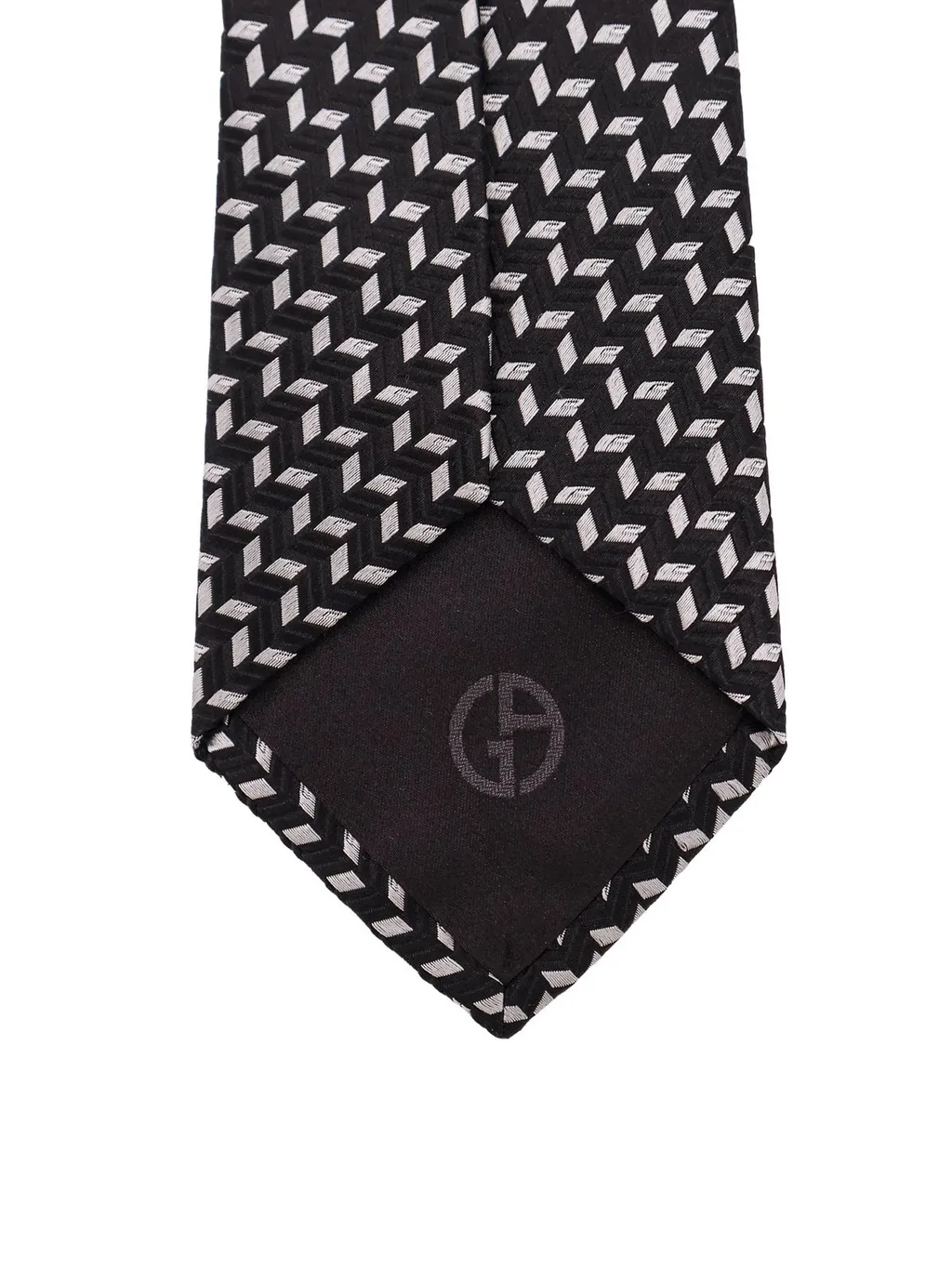 Giorgio Armani Jacquard Pointed Tip Tie
