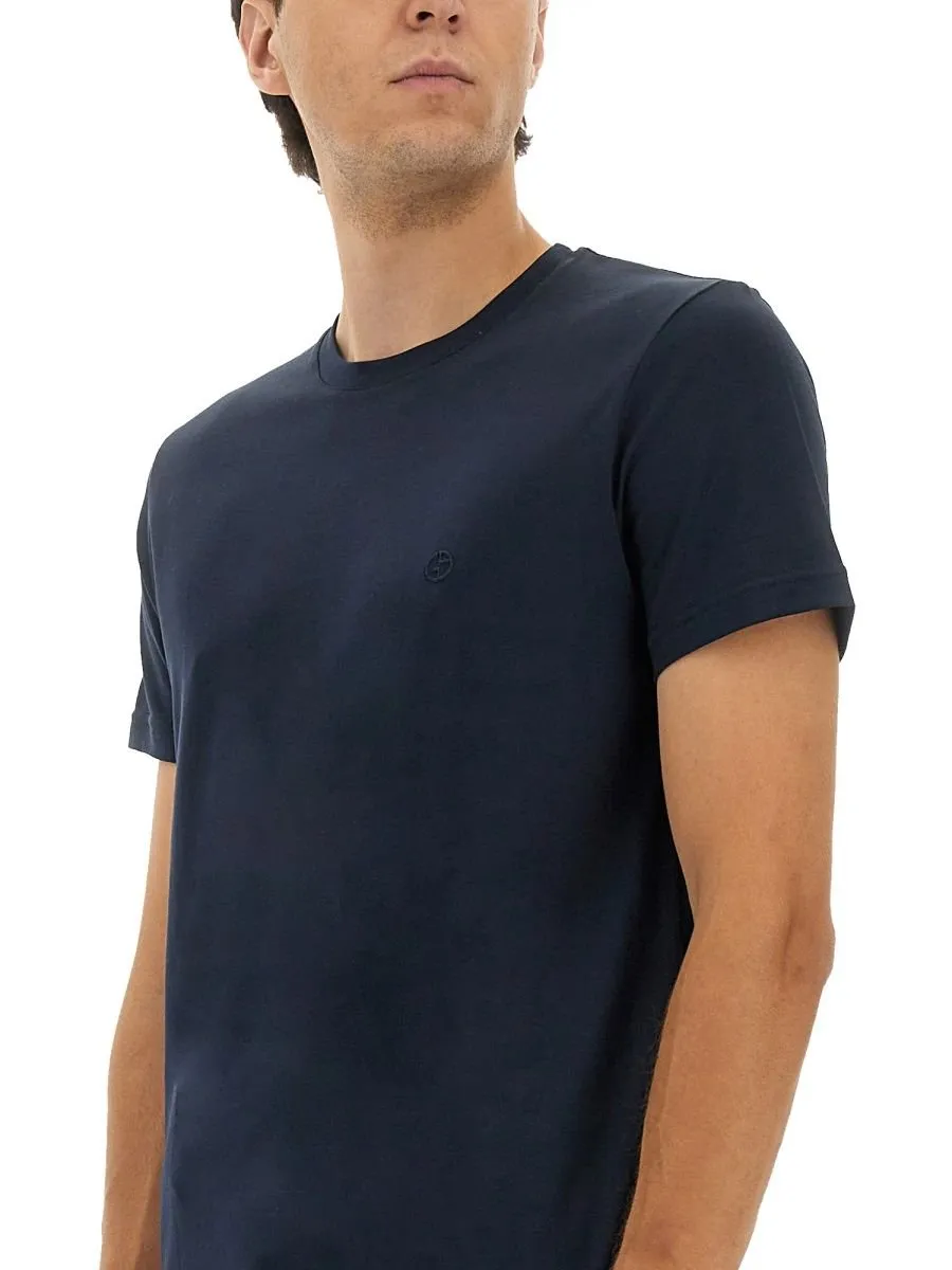 Giorgio Armani Short-Sleeved Crewneck T-Shirt