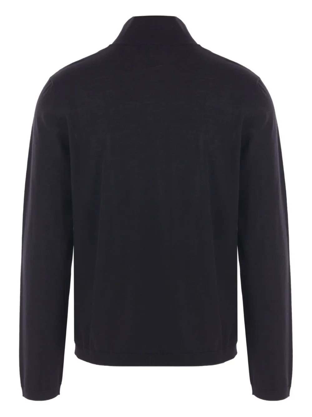 Giorgio Armani Long Sleeved Logo Embroidered Jumper
