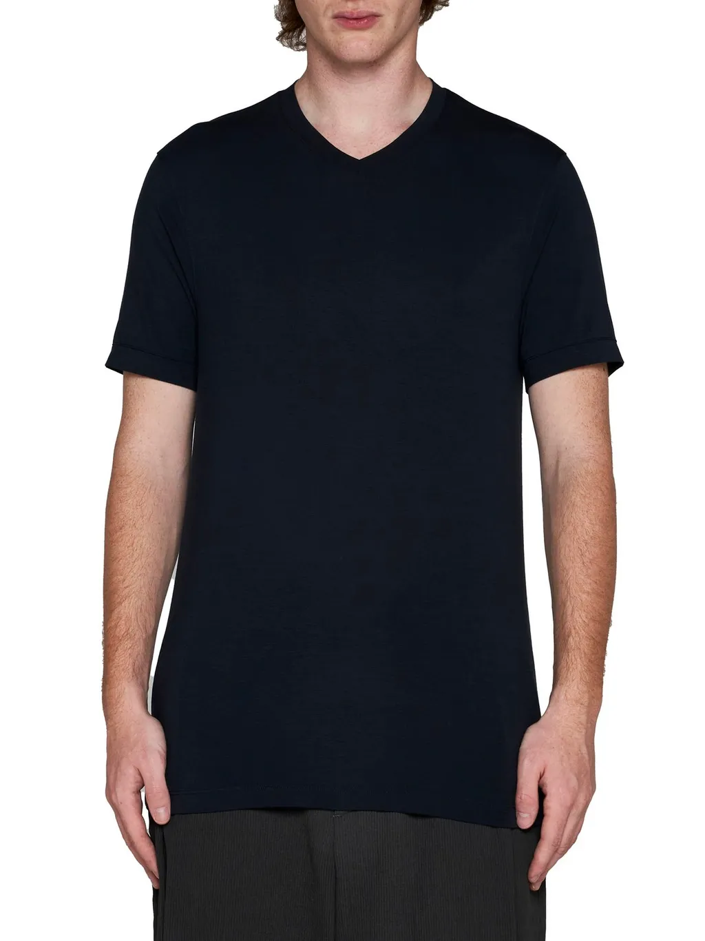 Giorgio Armani Icon V-Neck Short-Sleeved T-Shirt