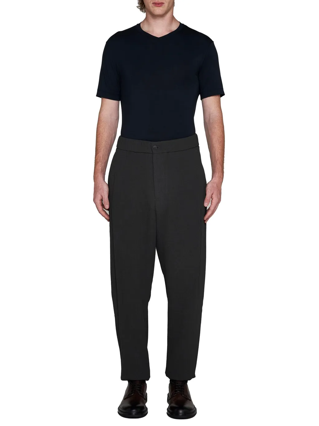 Giorgio Armani Icon V-Neck Short-Sleeved T-Shirt