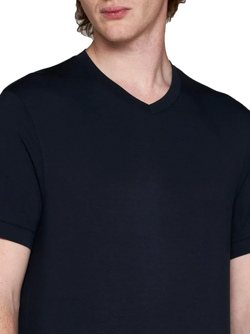 Giorgio Armani Icon V-Neck Short-Sleeved T-Shirt