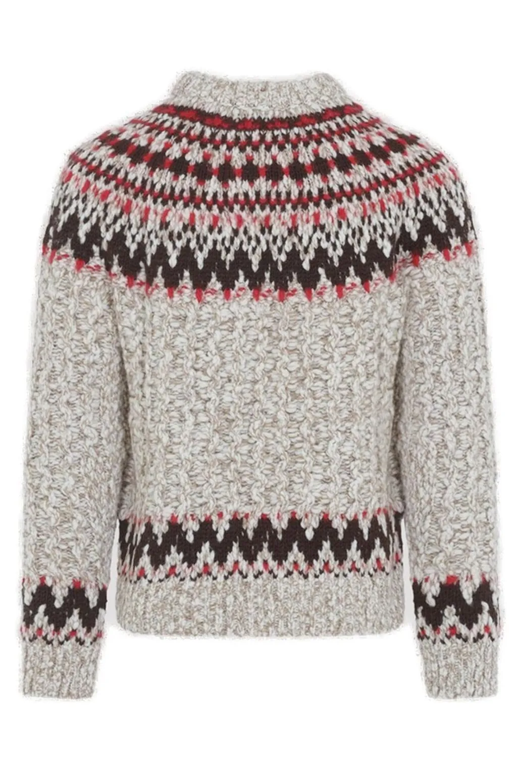 Moncler Grenoble Geometric Jacquard Crewneck Jumper