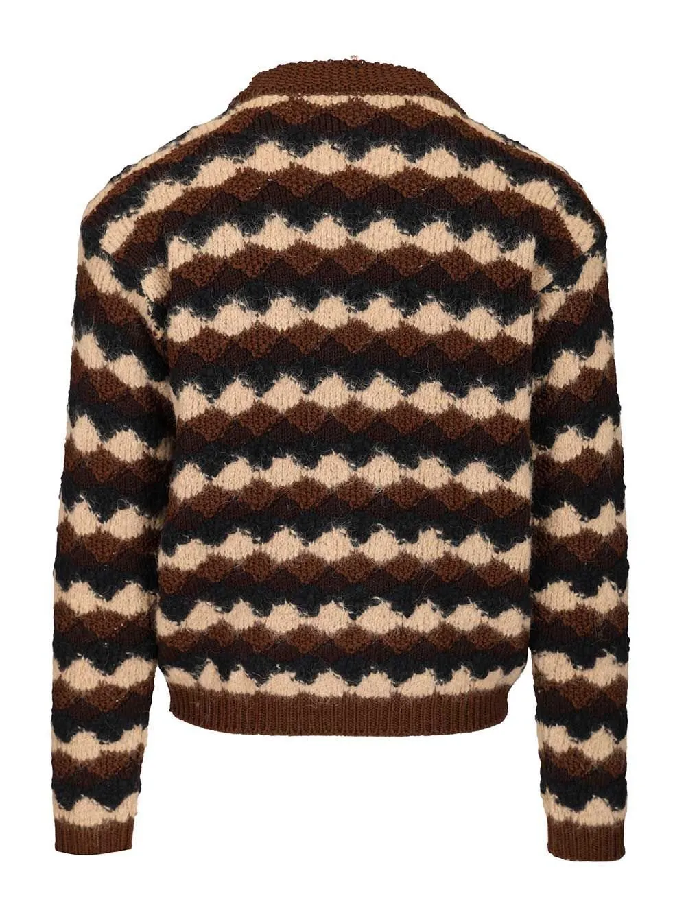 Moncler Grenoble Geometric Jacquard Crewneck Jumper