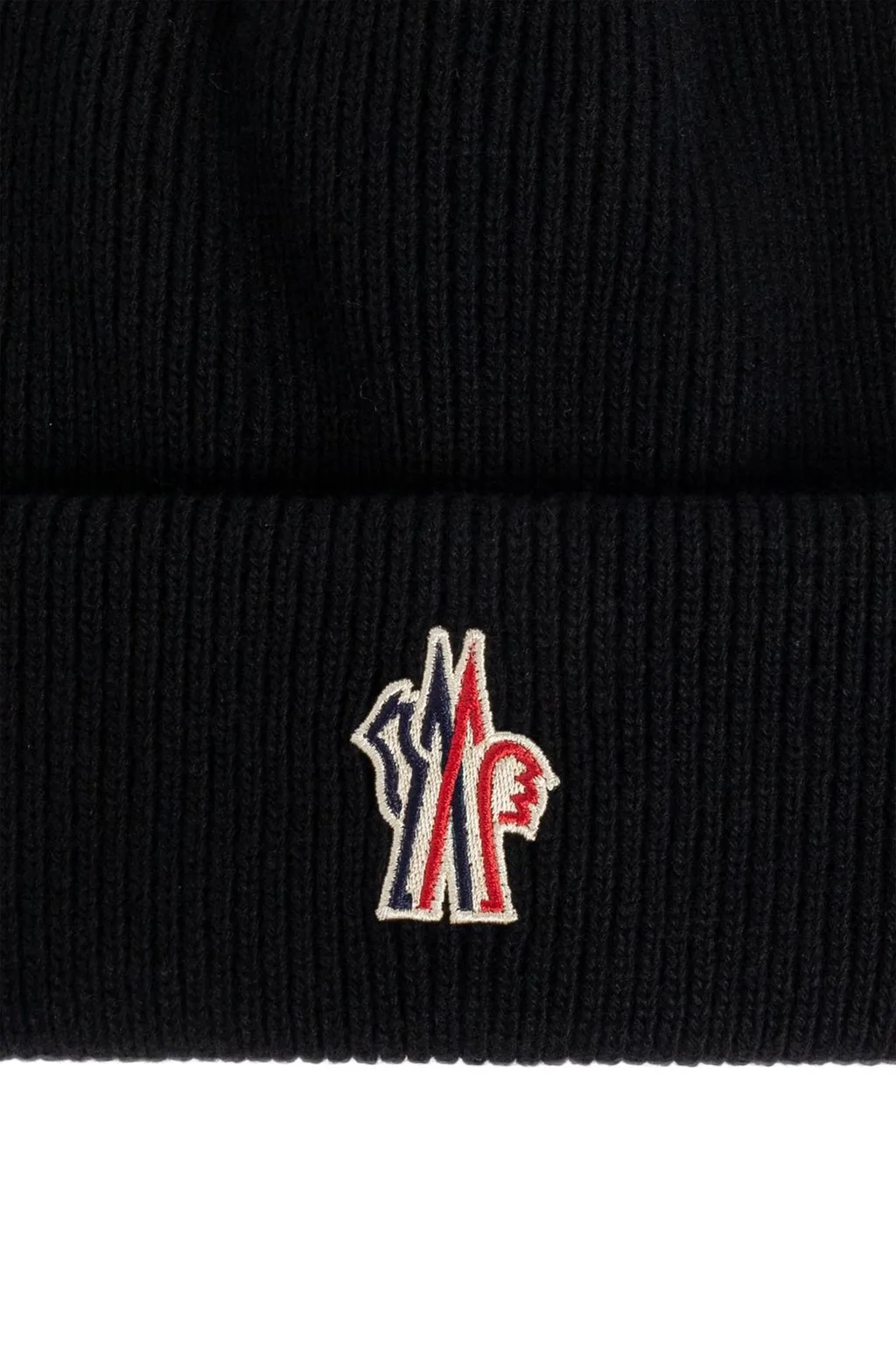 Moncler Grenoble Logo Embroidered Knitted Beanie