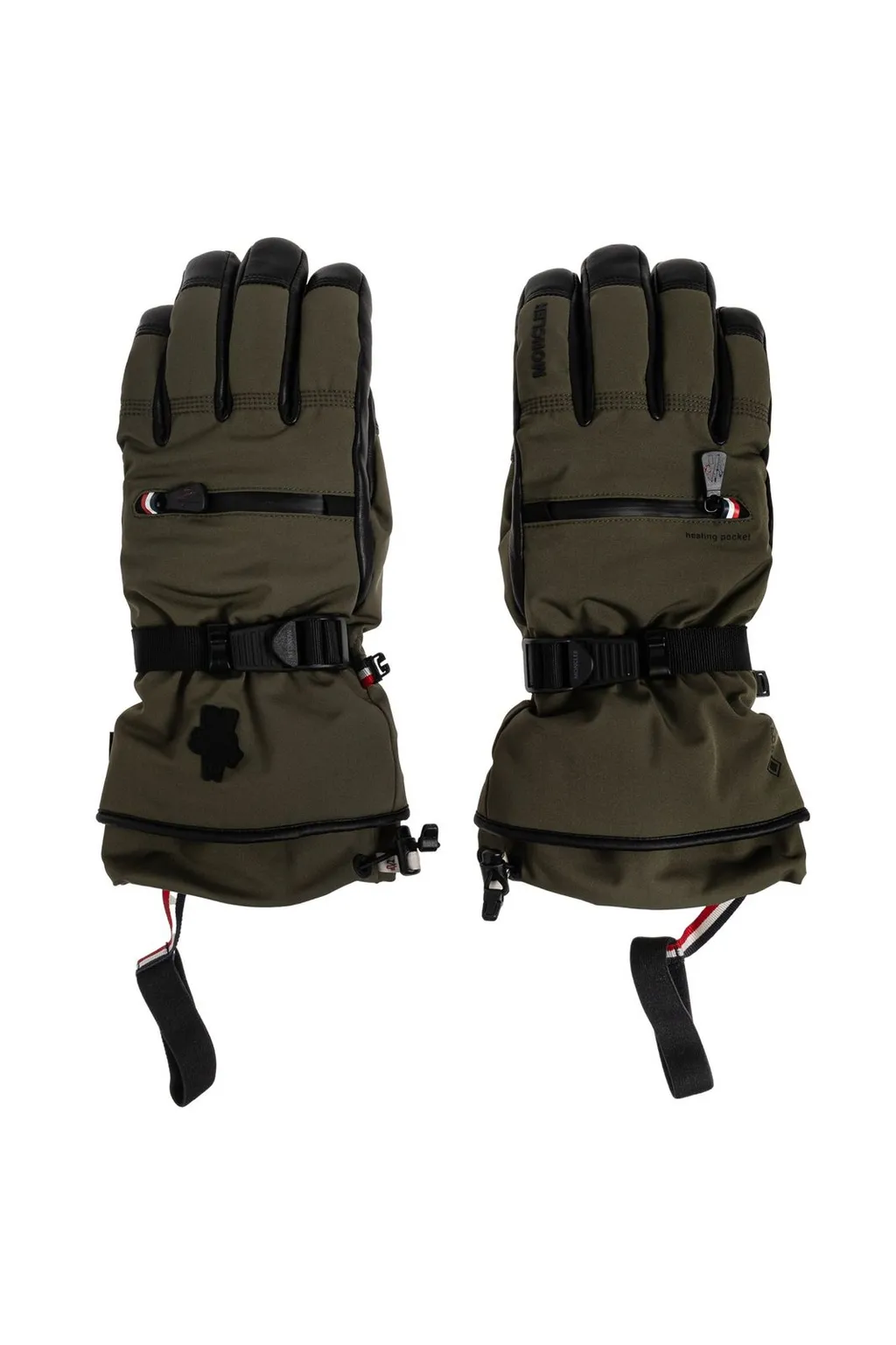 Moncler Grenoble Logo Patch Padded Gloves