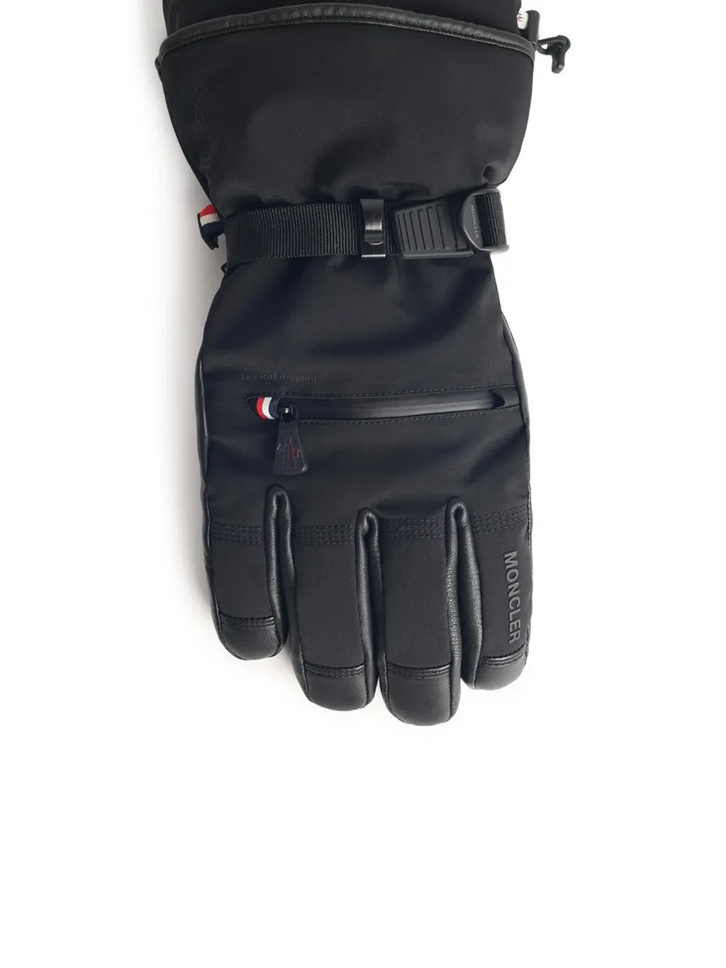 Moncler Grenoble Logo Patch Padded Gloves