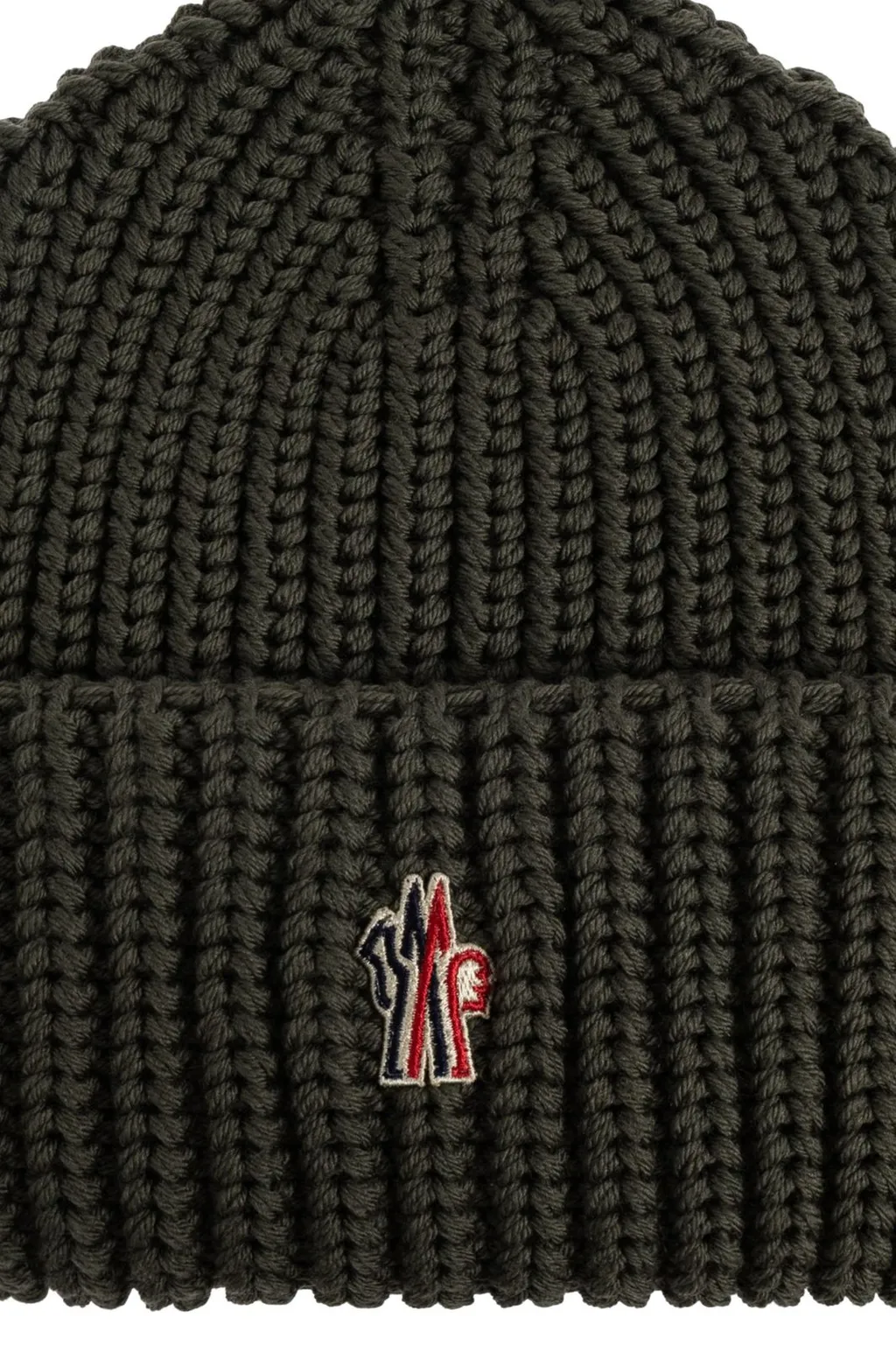Moncler Grenoble Logo Embroidered Beanie