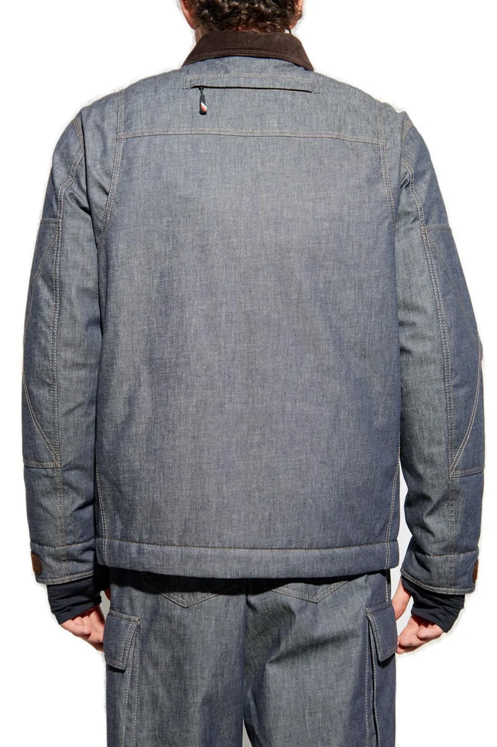 Moncler Grenoble Croatan Denim Down Ski Jacket