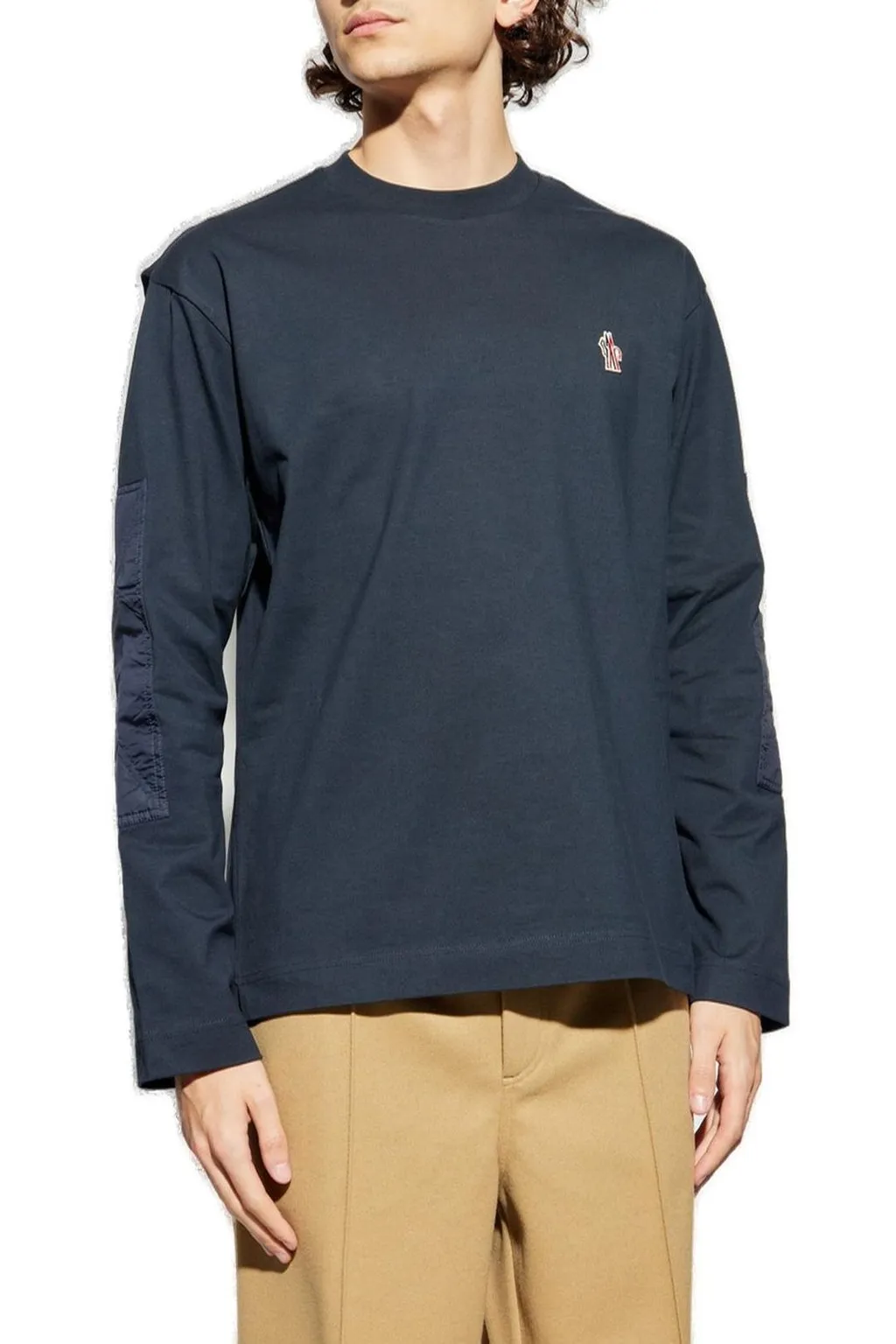Moncler Grenoble Logo Embroidered Crewneck T-Shirt