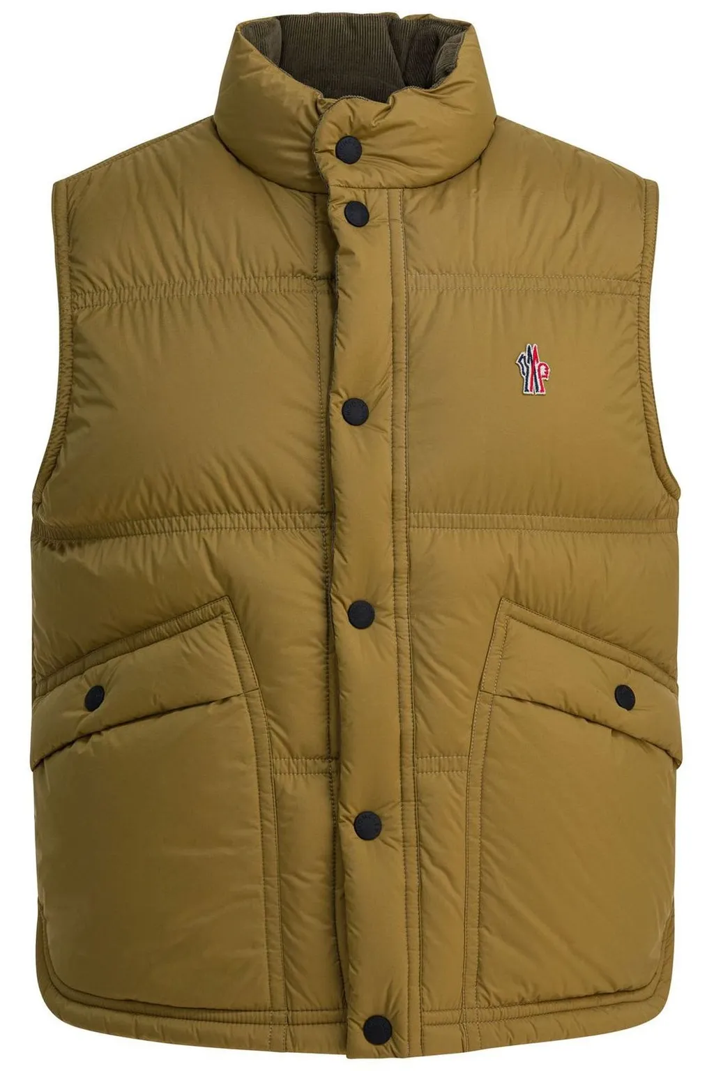 Moncler Grenoble Aul Logo Embroidered Ski Gilet