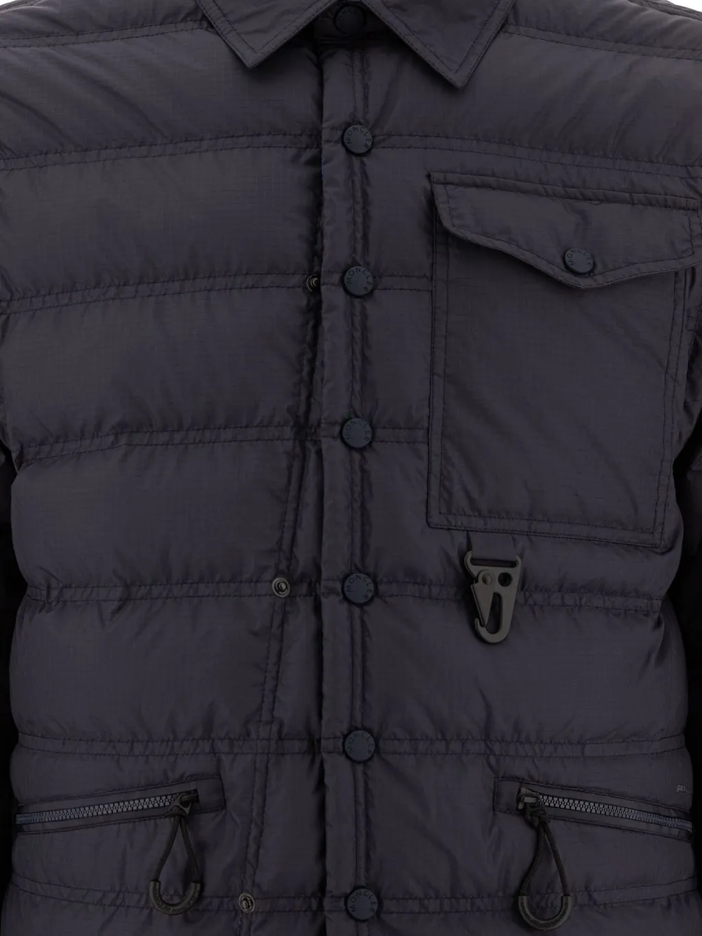 Moncler Grenoble Lavachey Packable Down Shirt Jacket