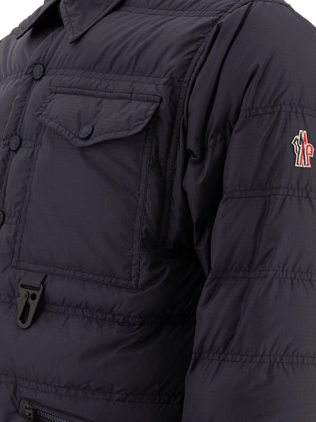 Moncler Grenoble Lavachey Packable Down Shirt Jacket