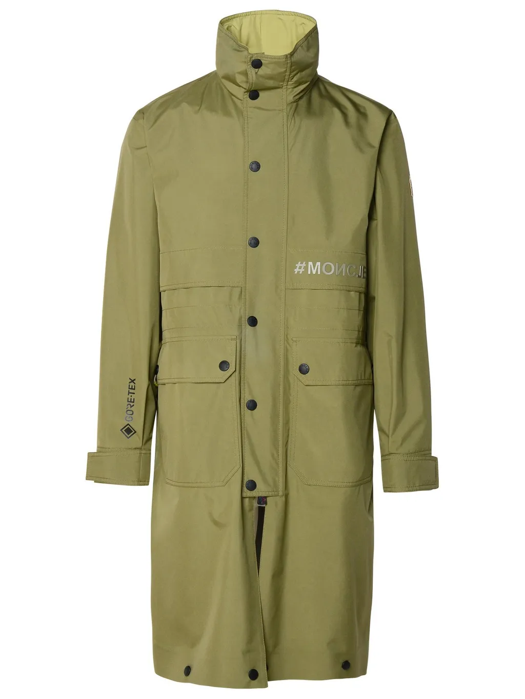 Moncler Grenoble High Neck Long Parka