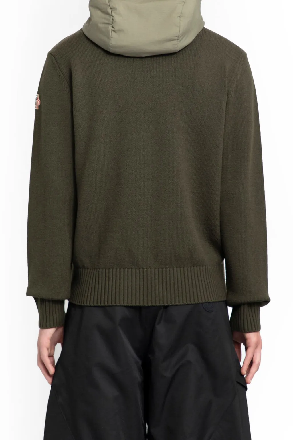 Moncler Grenoble Zipped Knit Padded Cardigan